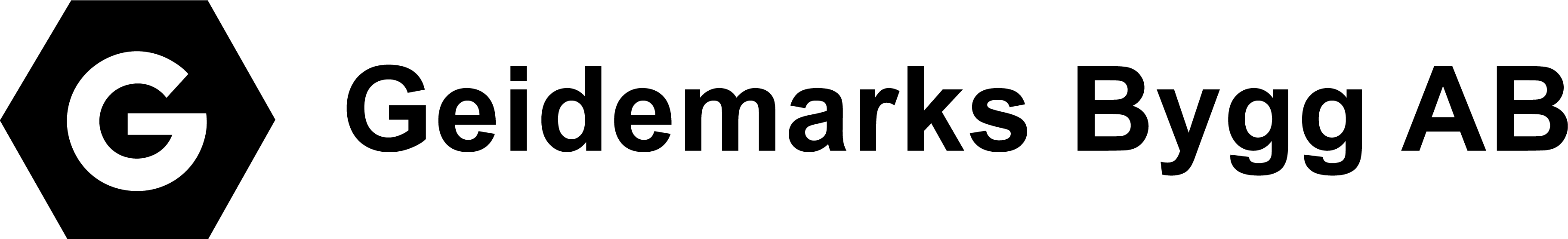 Geidemarks Byggentreprenad Aktiebolag logotyp