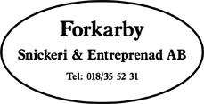 Forkarby snickeri och entreprenad Aktiebolag logotyp