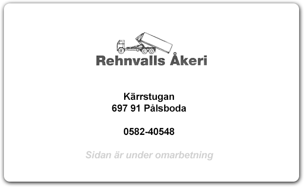 Rehnvalls Åkeri Aktiebolag logotyp