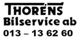 Tommie Thoréns Bilservice Aktiebolag logotyp