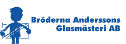 Bröderna Anderssons Glasmästeri Aktiebolag logotyp