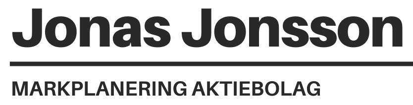 Jonas Jonsson Markplanering Aktiebolag logotyp