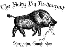 The hairy pig deli AB logotyp