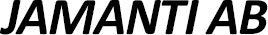 Jamanti Aktiebolag logotyp