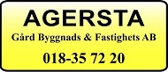Agersta Gård Byggnads- och Fastighets Aktiebolag logotyp