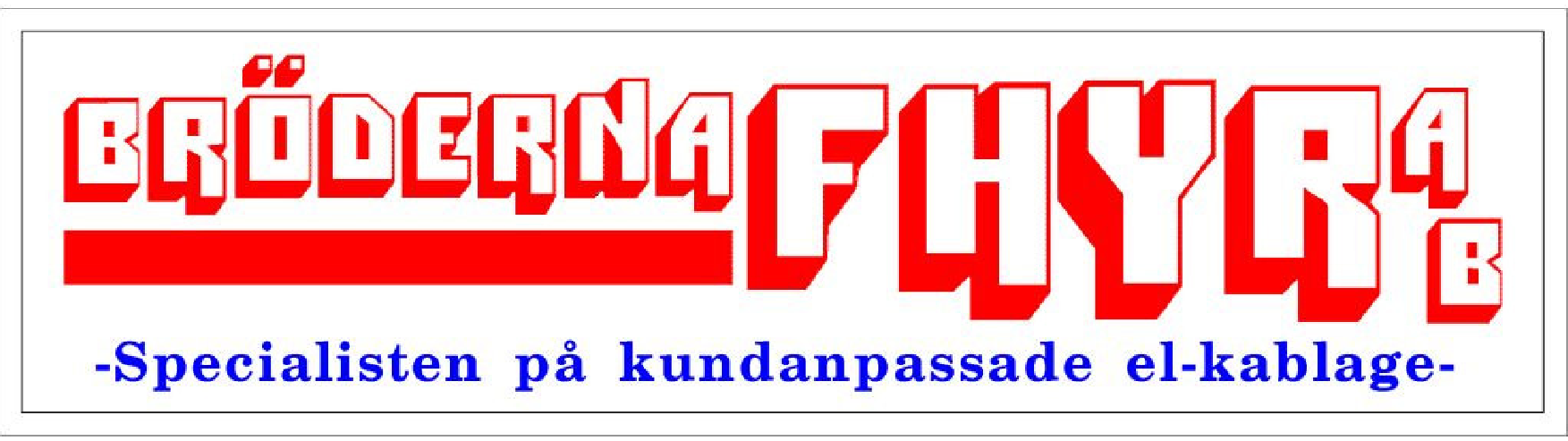 Bröderna Fhyr Aktiebolag logotyp