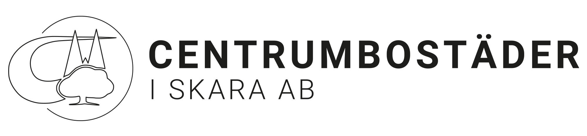 Centrumbostäder i Skara Aktiebolag logotyp