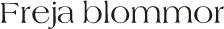 Freja Blommor Aktiebolag logotyp