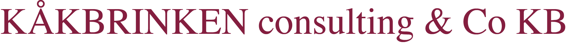 KÅKBRINKEN consulting Rådgivning AB logotyp