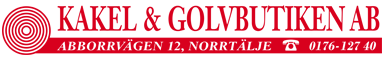 Kakel & Golvbutiken i Norrtälje AB logotyp