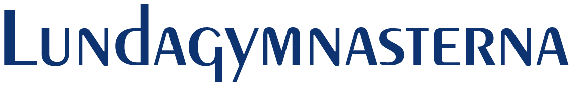 Lundagymnasterna Aktiebolag logotyp