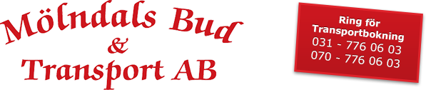 Mölndals Bud & Transport AB logotyp