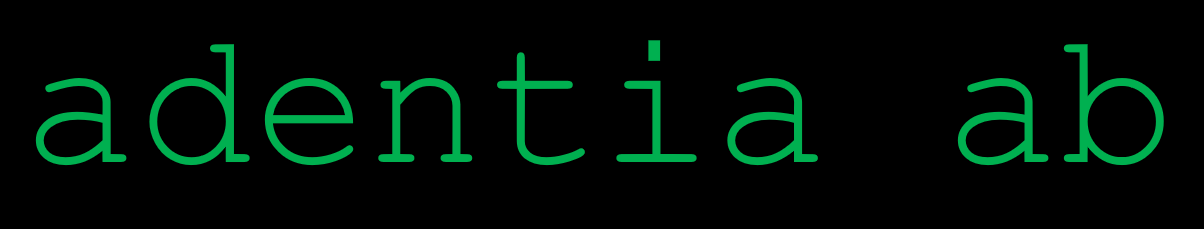 Adentia Aktiebolag logotyp