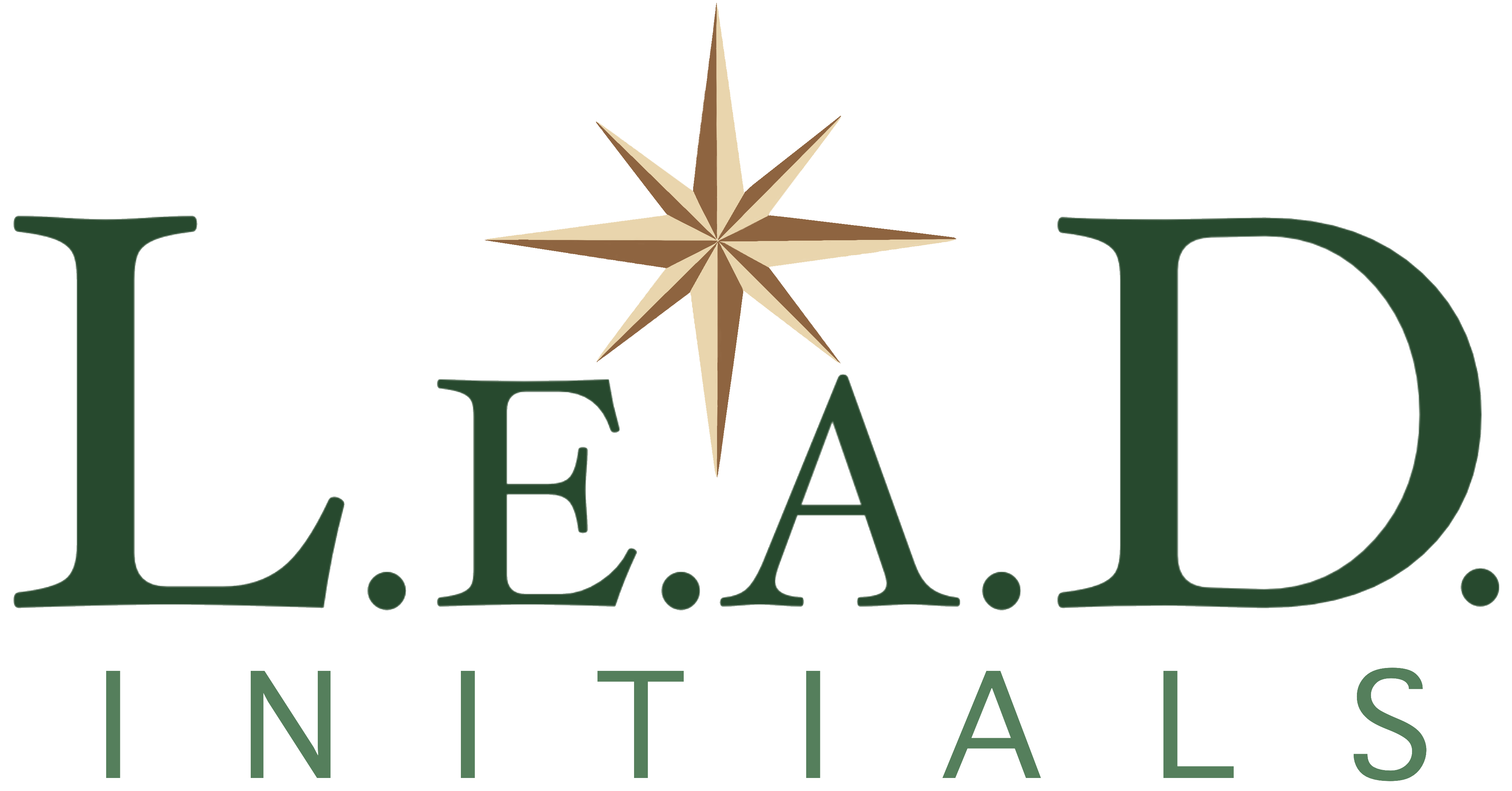 L.E.A.D. Initials AB logotyp