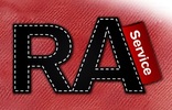 R.A. service i Växjö Aktiebolag logotyp