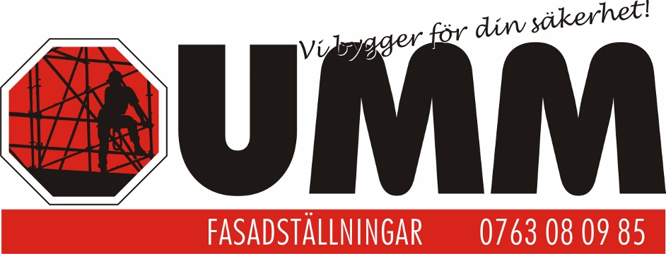 UMM Fasadställningar AB logotyp