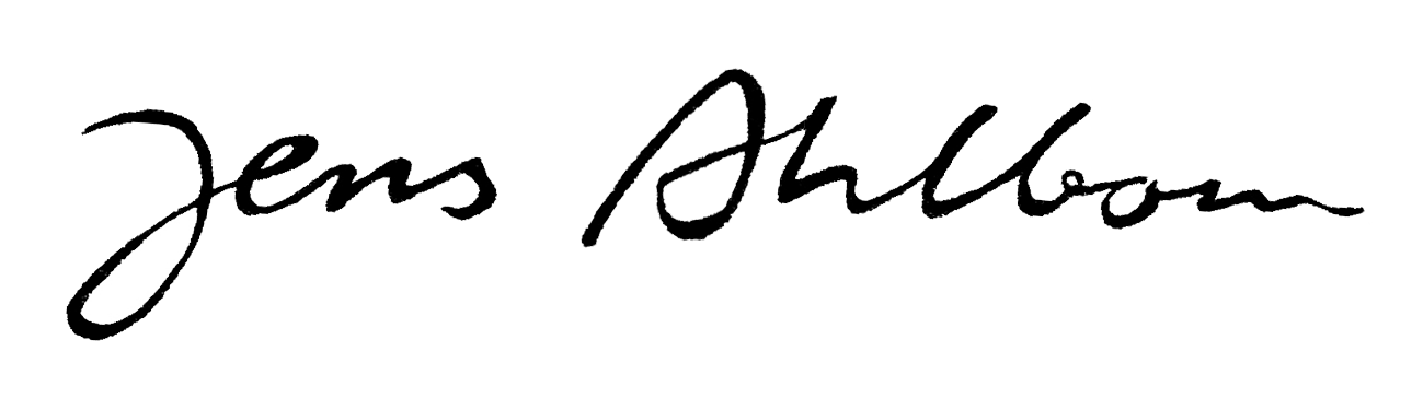 Jens Ahlbom Illustratör Aktiebolag logotyp