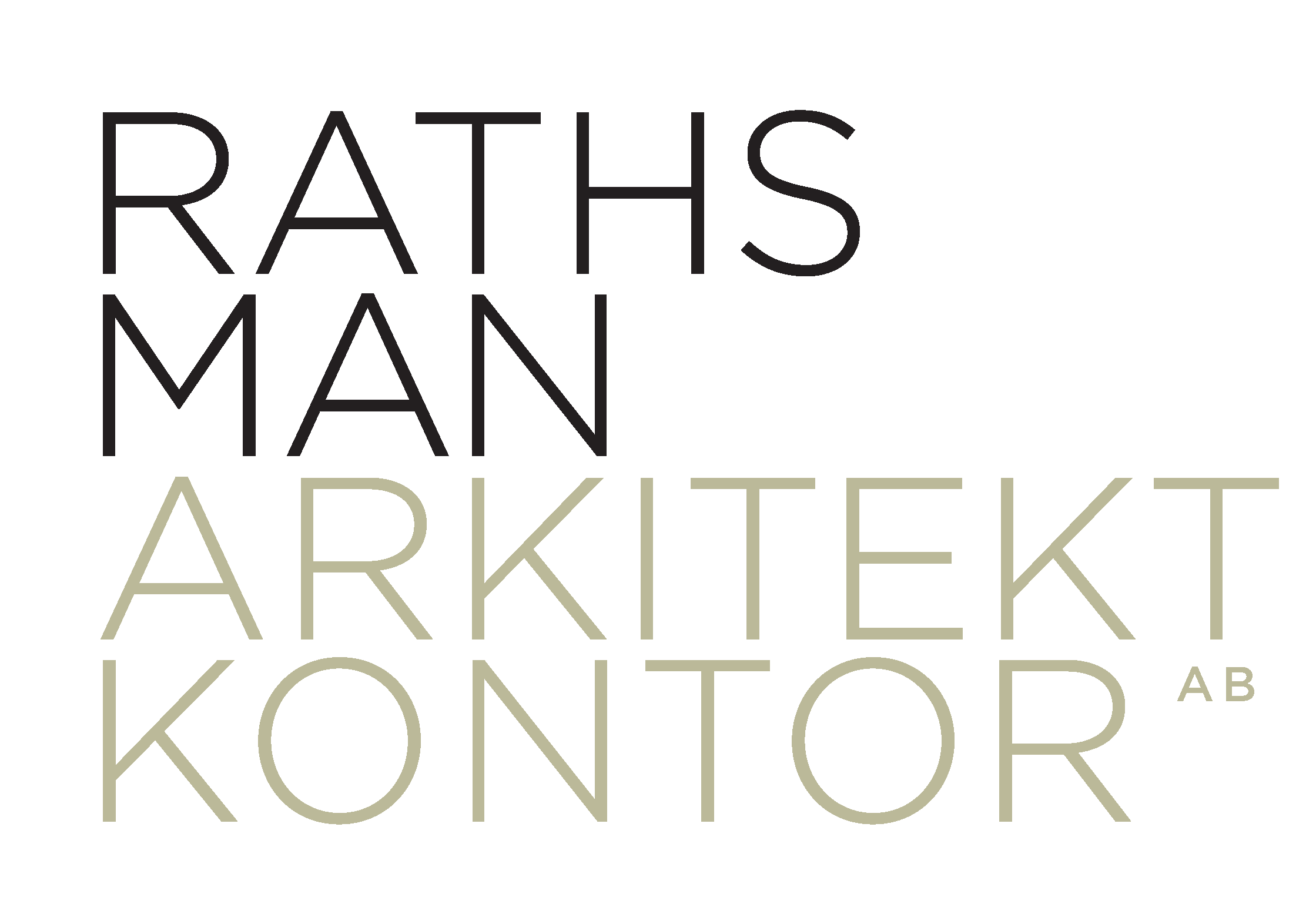 Rathsman arkitektkontor AB logotyp