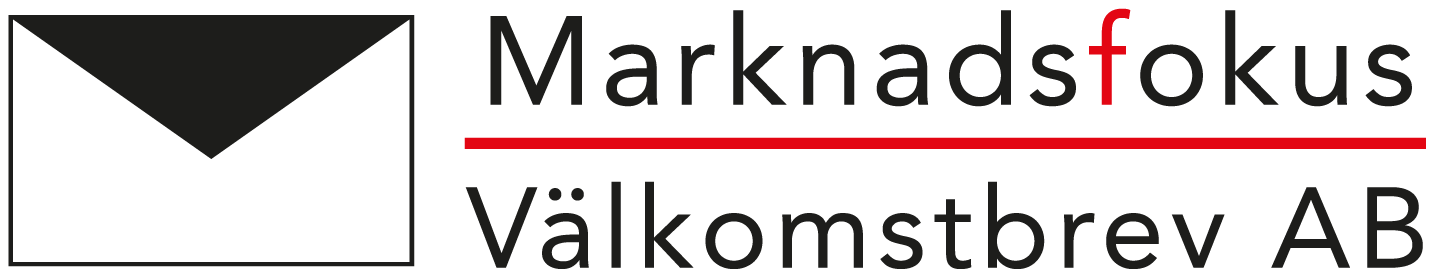 Marknadsfokus Välkomstbrev AB logotyp