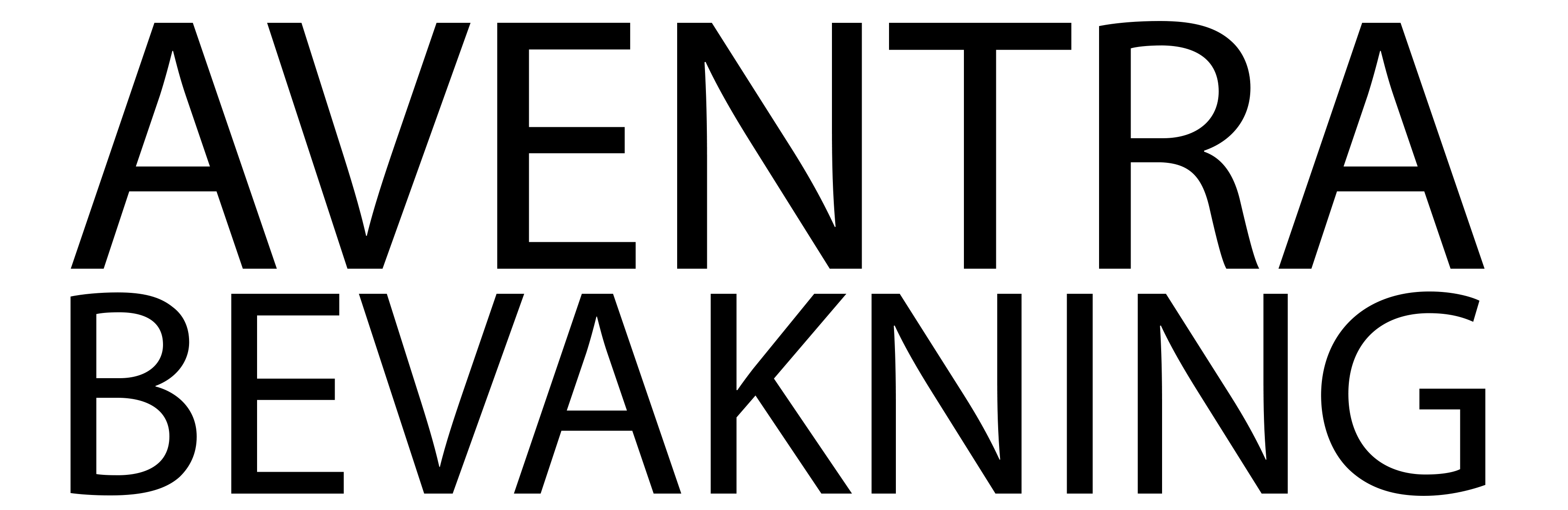 Aventra Bevakning AB logotyp