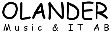 Olander Music & IT AB logotyp
