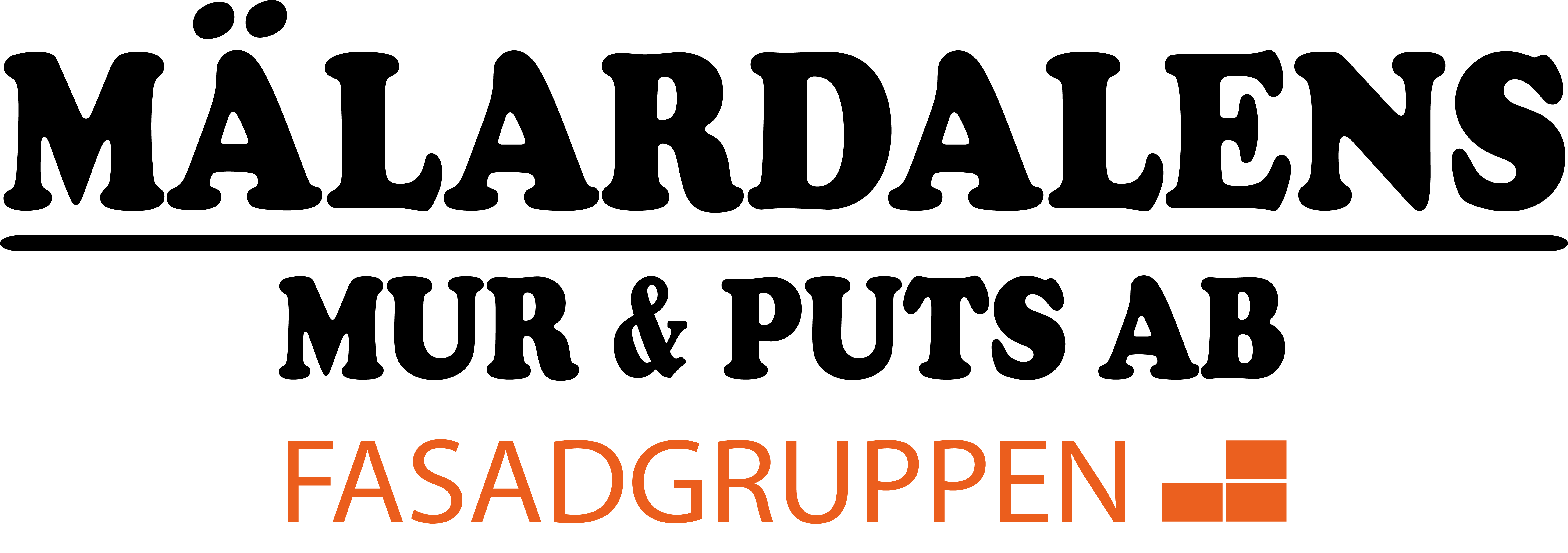 Mälardalens Mur och Puts AB logotyp
