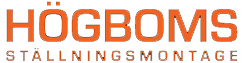 Högboms Ställningsmontage AB logotyp