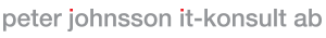 Peter Johnsson IT-Konsult AB logotyp