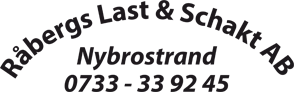 Råbergs Last & Schakt AB logotyp