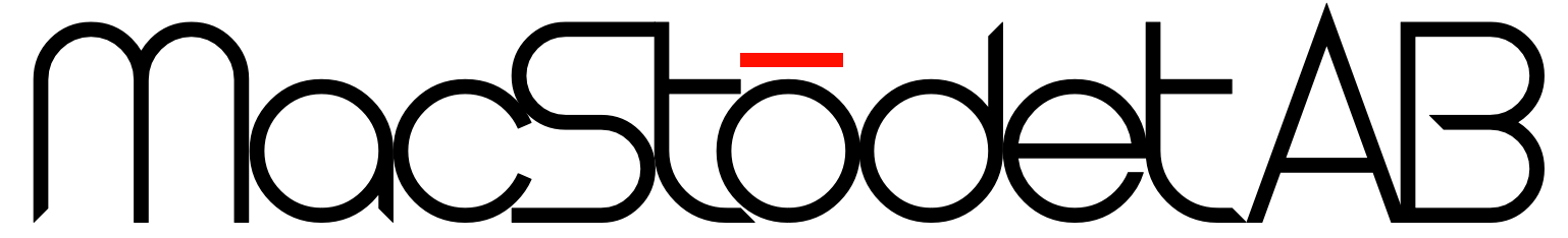 MacStödet AB logotyp