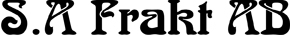 S.A. Frakt AB logotyp