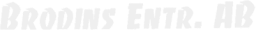 Brodins Entreprenad AB logotyp