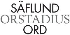 Säflund Orstadius Ord AB logotyp