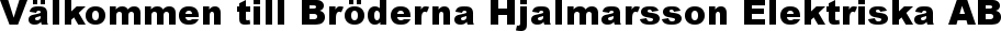 Bröderna Hjalmarsson Elektriska AB logotyp