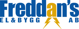 Freddan's El & Bygg AB logotyp