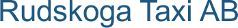 Rudskoga Taxi AB logotyp