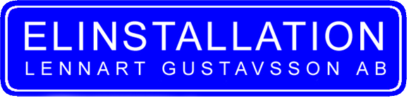 Elinstallation Lennart Gustavsson Aktiebolag logotyp