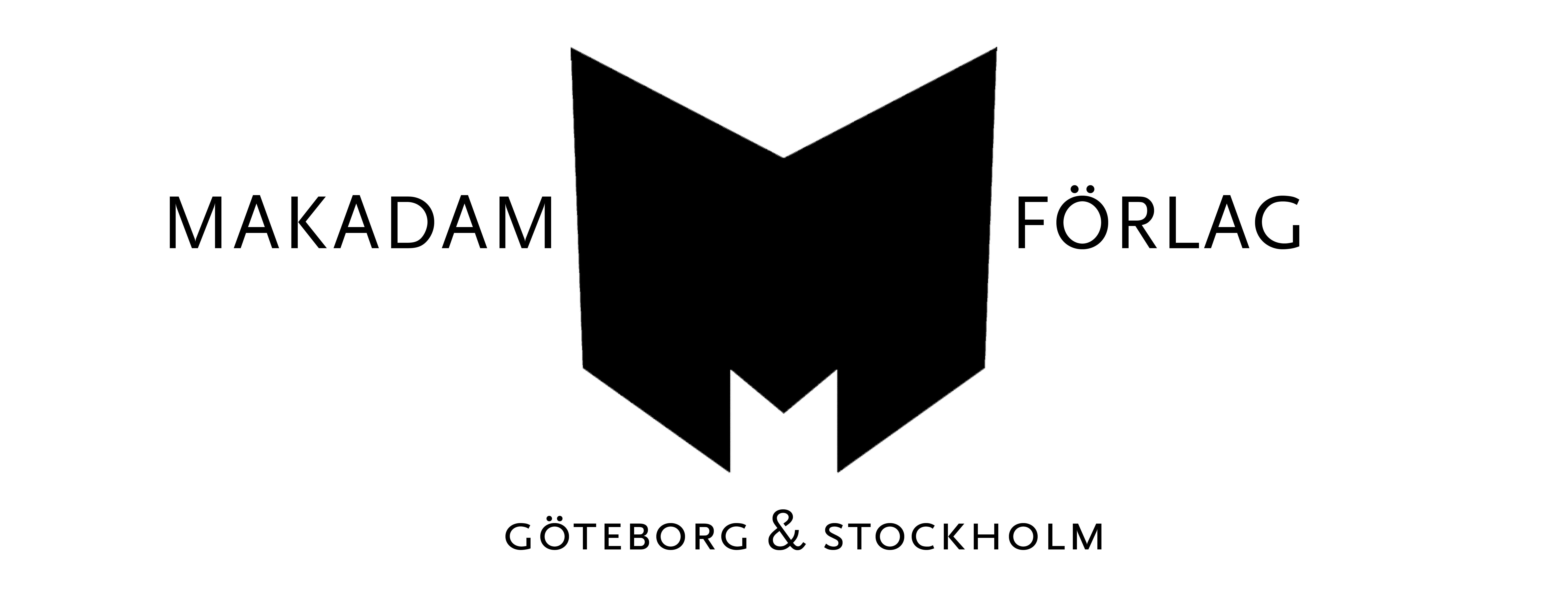Makadam förlag & bokproduktion AB logotyp