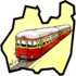 Smalspåret i Hultsfred Aktiebolag logotyp