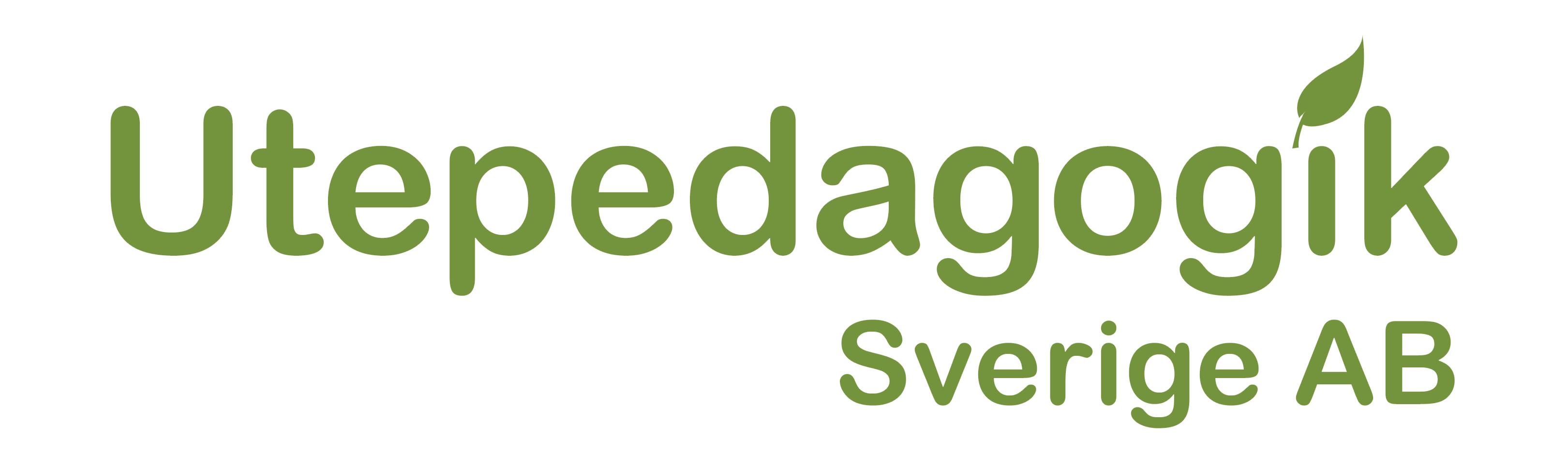 Utepedagogik Sverige Aktiebolag logotyp