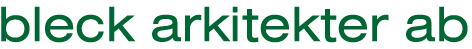 bleck arkitekter AB logotyp