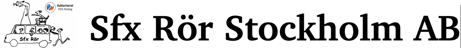 Sfx Rör Stockholm AB logotyp