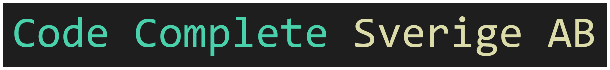 Code Complete Sverige AB logotyp