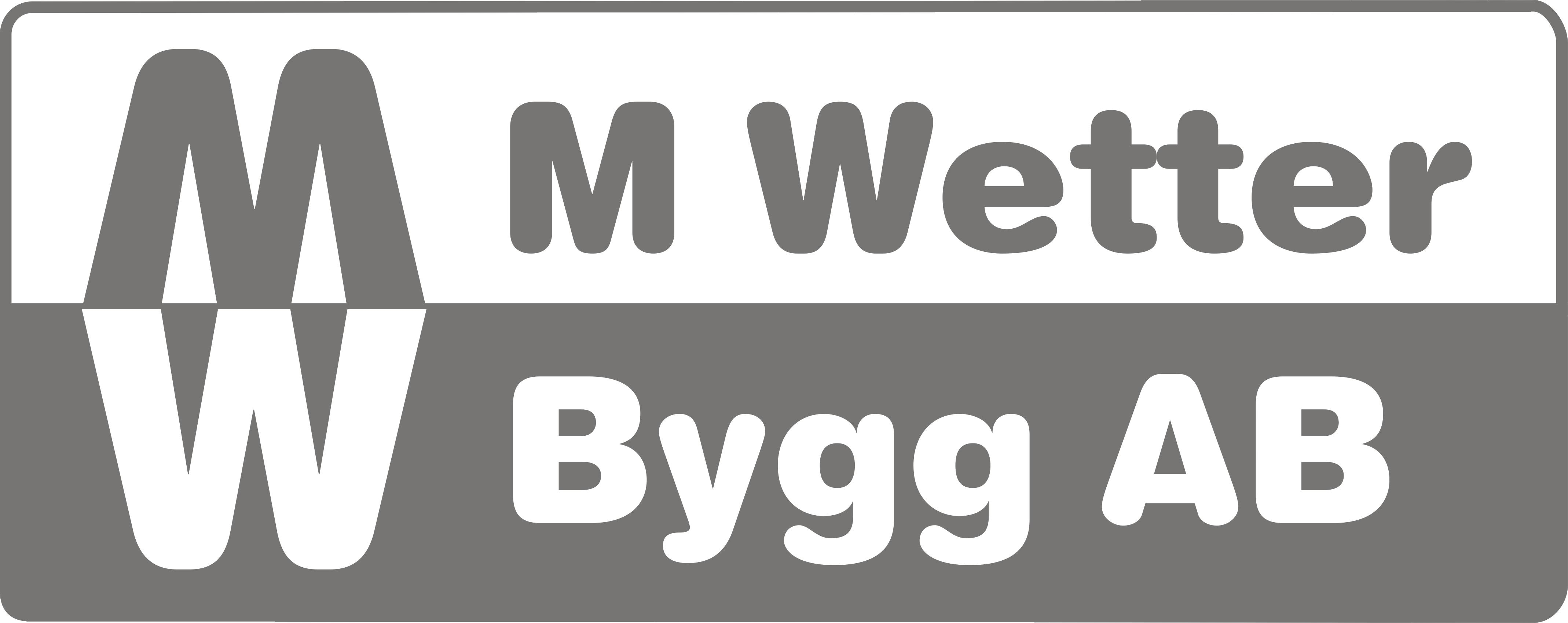 M Wetter Bygg AB logotyp