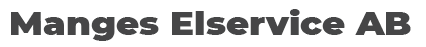 Mange's Elservice AB logotyp