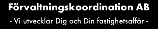 Förvaltningskoordination AB logotyp