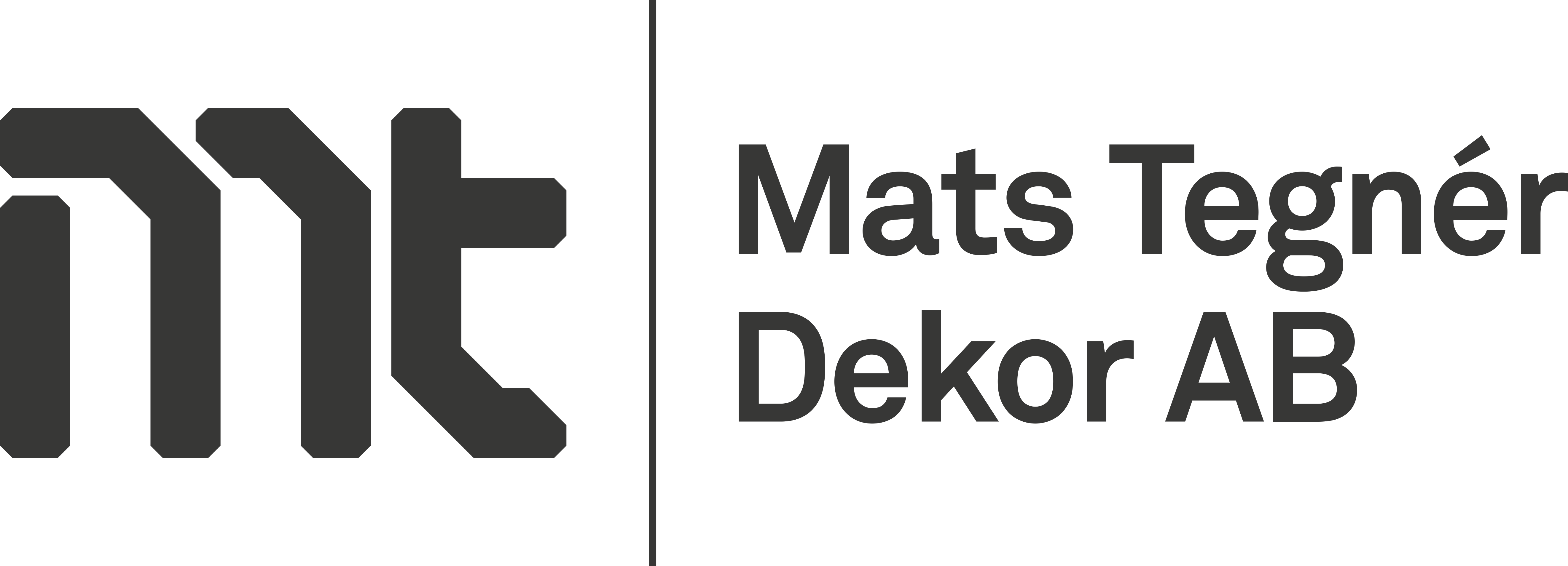 Mats Tegnér Dekor AB logotyp