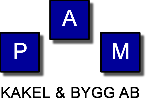 P.A.M. Kakel & Bygg AB logotyp