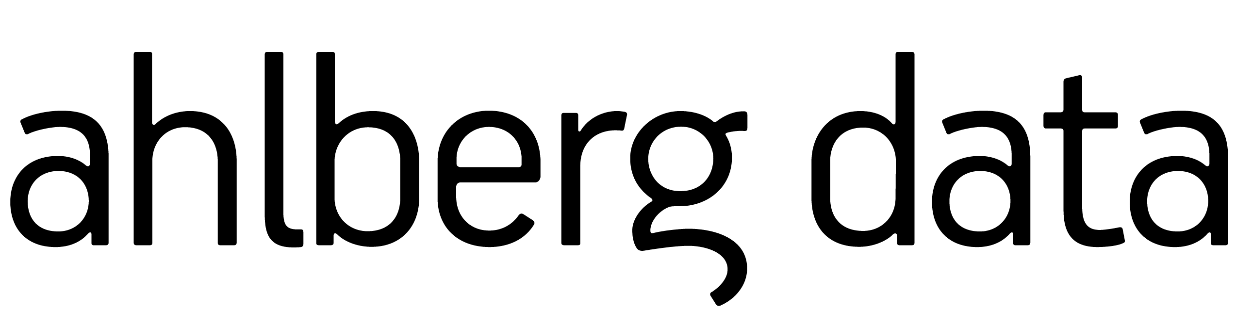 Ahlberg data AB logotyp