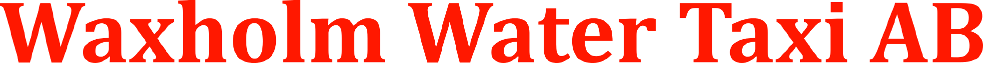 Waxholm Water Taxi AB logotyp